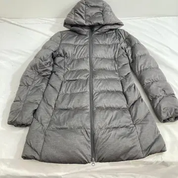 유니클로 스트레치 다운 코트 자켓 M 그레이 J4