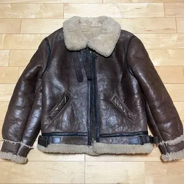 80s GOLDEN BEAR 골든베어 B3 가죽 자켓 USA제