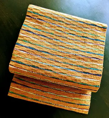 순수 실크 론 직조풍 나고야 오비