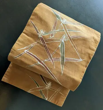 목화 로케츠 염색 나고야 오비 카야츠리초