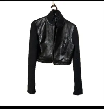 ACIDE 소가죽 하프 자켓 여성용 M 중고 가죽 자켓