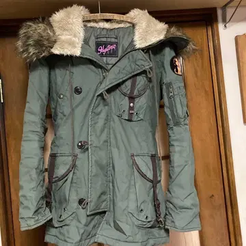 HYSTERIC 밀리터리 자켓 퍼 포함