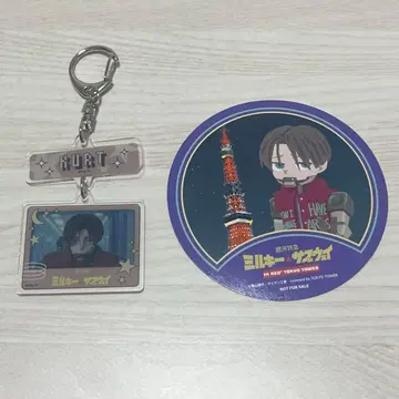 은하 특급 밀키 웨이 연결 키링 카트 코스터