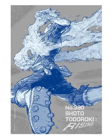 나의 히어로 아카데미아 히로아카 원화전 토도로키 쇼토 포스터 라이징