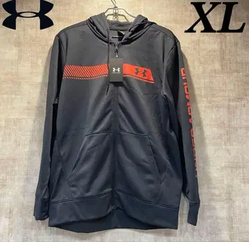 언더아머 UNDER ARMOUR 후드티 남성용 XL 블랙