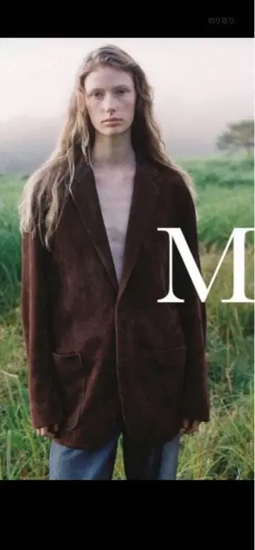 브라운 스웨이드 테일러드 자켓