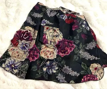 새상품급 세련된 keita maruyama 꽃무늬 스커트