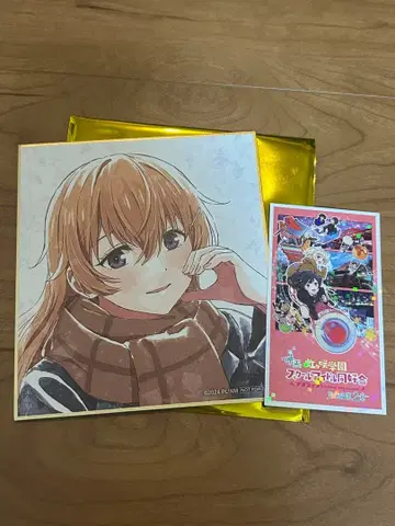 니지가사키 학원 스쿨 아이돌 동호회 입장 혜택 미니 색지 오미 카나타