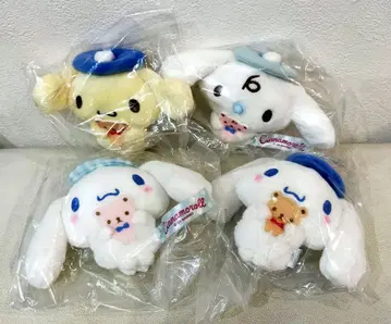 시나모롤 시크릿 마스코트 4개 세트 곰돌이와 함께 레어