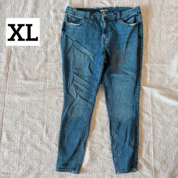 [ XL ] 스키니 데님 REG 라이트 블루 데님 청바지 빅 사이즈