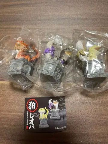 레오파 마스코트 피규어 2 3개