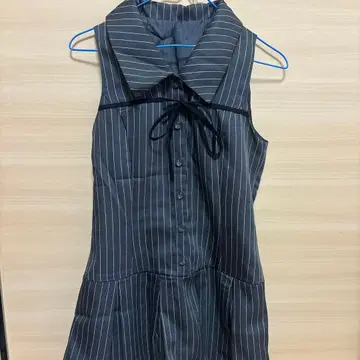 OLIVE des OLIVE 슬리브리스 셔츠 미니 원피스