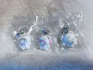 산리오 메지루시 액세서리 복슬복슬 스노우 마이멜로디 쿠로미 시나모