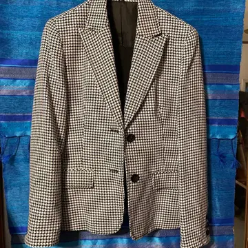 하운드 투스 테일러드 자켓 L