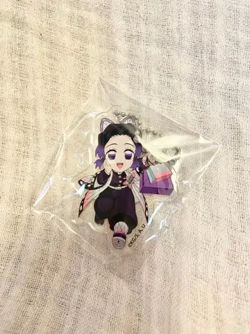 이온몰 x 귀멸의 칼날 캐러밴 아크릴 키링 코쵸 시노부