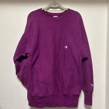 [ 새상품급 ] Champion Reverse Weave 퍼플 L