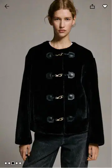 h&m 더플 스타일 자켓