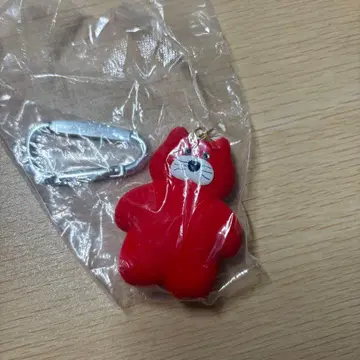 mojojojo 빨간 곰 캡슐 토이 카라비너 포함