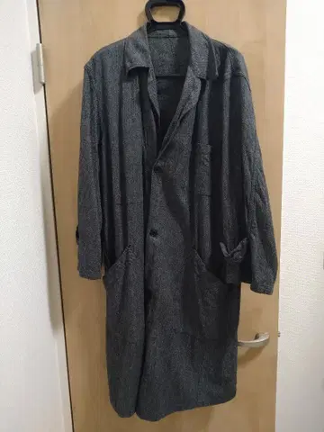 프랑스 블랙 샴브레이 아틀리에 코트