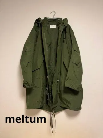 meltum 미사용 3WAY 모즈 코트 밀리터리 올리브 카키