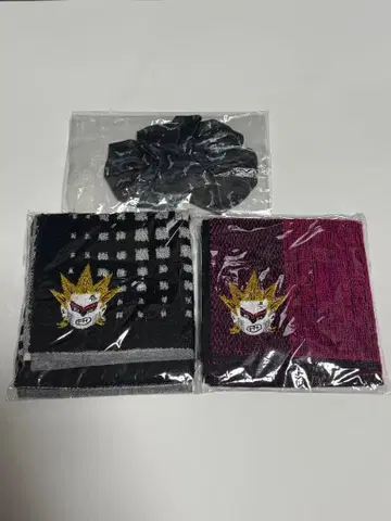 데몬 각하 타월 손수건과 스크런치