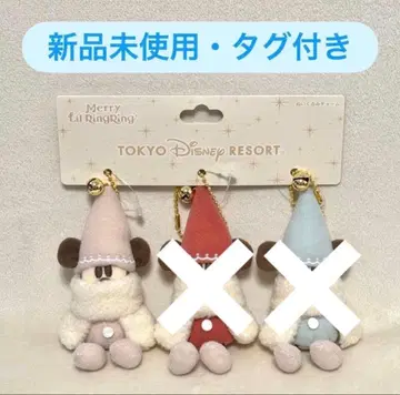 도쿄 디즈니 리조트 크리스마스 릴린린 봉제 인형 참 화이트