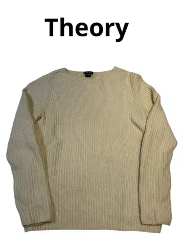 띠어리 Theory 긴팔 니트 화이트