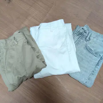 여성 팬츠 세트 (베이지 화이트 라이트 그레이)