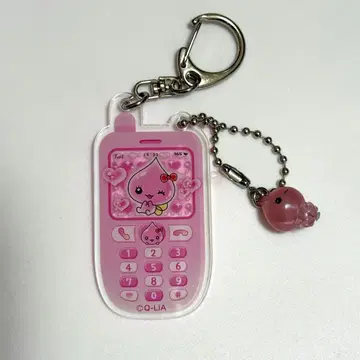 시즈쿠짱 우루오이짱 미니 참 포함 휴대폰 모양 키링