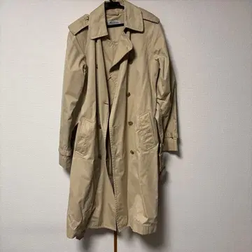 브룩스브라더스 베이지 더블 브레스트 트렌치코트