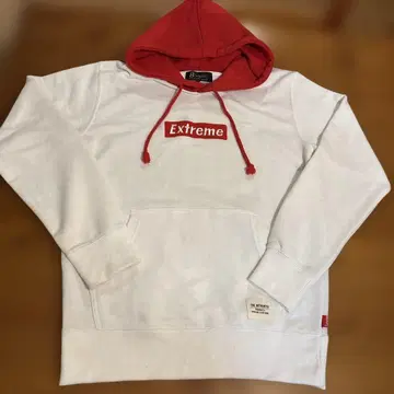 8(eight) Extreme 후드티 화이트/레드