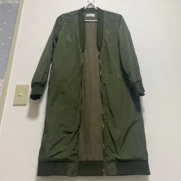 Love is 카키 롱 코트