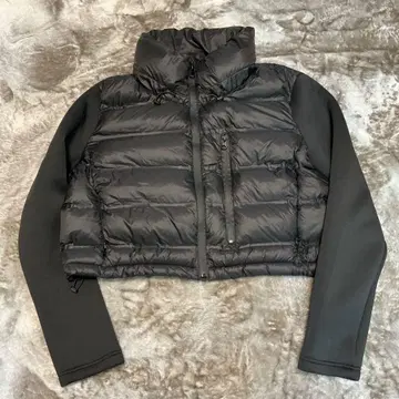 ZARA 블랙 크롭 다운 자켓 L 대비 퍼프 자켓