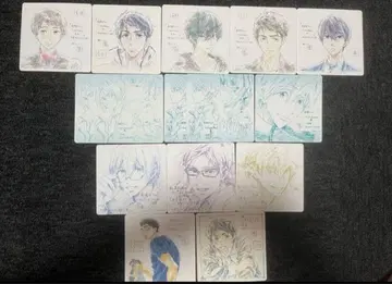 극장판 free! 하이 스피도! 입장자 혜택 코스터 색지 15장