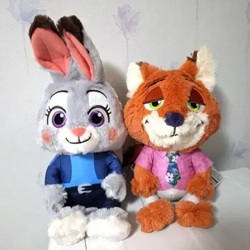 주토피아2 봉제 인형 백팩 전2종 세트