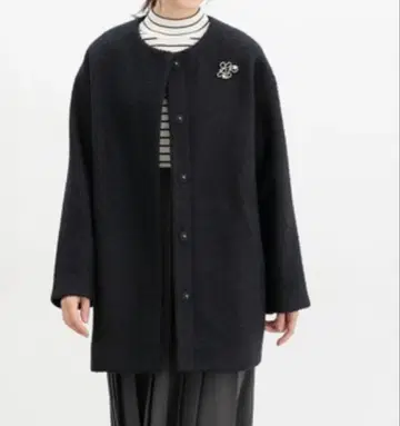 Honeys 노카라 코쿤 코트 M 차콜