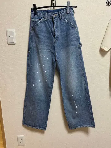 5 1/2 Spick&Span 페인트 가공 데님 페인터 팬츠