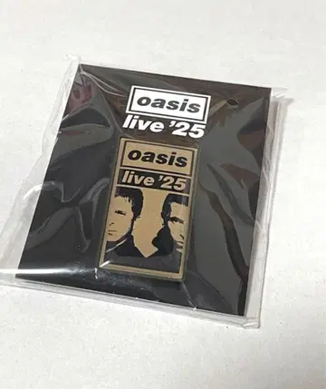 오아시스 Oasis Live'25 도쿄돔 투어 공식 굿즈 핀 배지