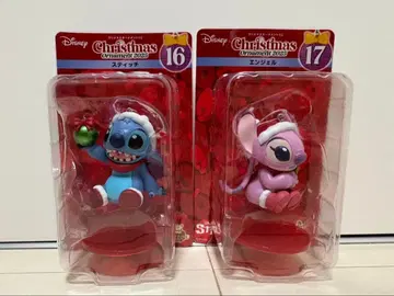 해피 복권 크리스마스 오너먼트 2025 스티치&엔젤 세트