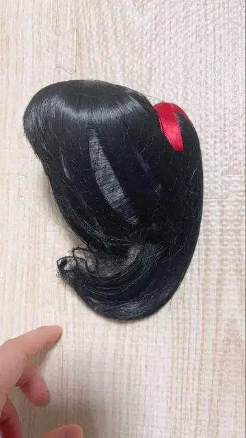 포니테일 1/3 인형 가발 인형용 가발 9인치