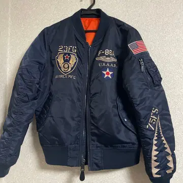 AVIREX F-86A MA-1 자켓 네이비