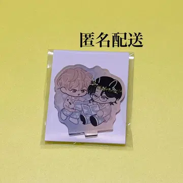 바닥 Cafe Pale Blue Snow 아크릴 스탠드