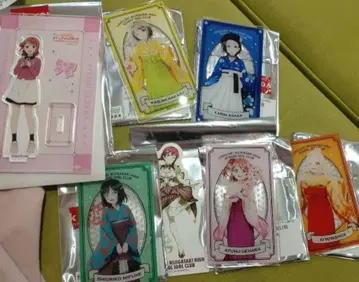 니지가사키 아크릴 카드 10종 스티커 아크릴 스탠드 세트