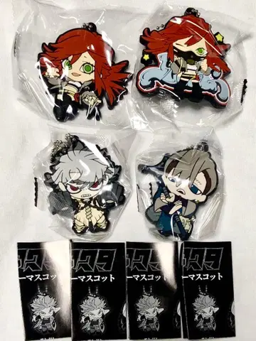 가치액터 캡슐 러버 마스코트 4개 세트