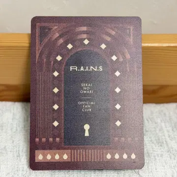 SEKAI NO OWARI R.A.I.N.S. 스탠드