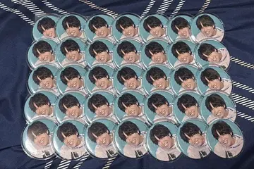 치바 쇼야 씨 캔뱃지 35개