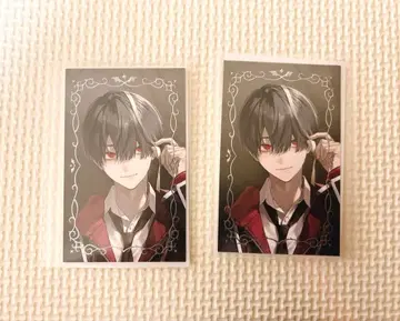 니지산지 쿠츠하 금박 사진풍 카드