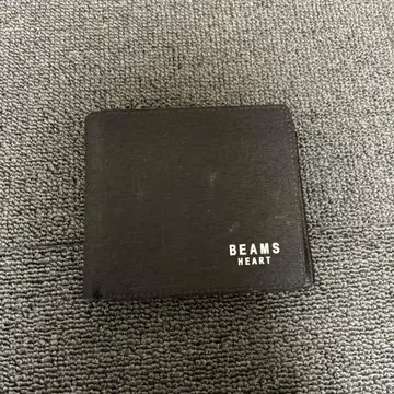 BEAMS HEART 블랙 미니 지갑