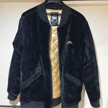 FTC 사이즈 L FTC 벨로아 자켓 블랙 내 퀼팅