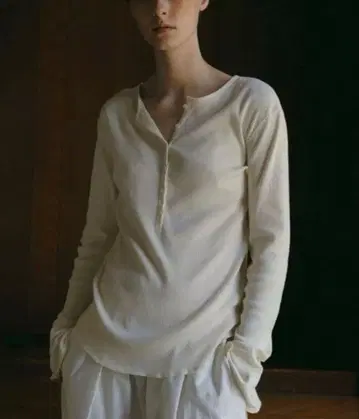 ETRE TOKYO 에트레토쿄 오골지 헨리넥 상의